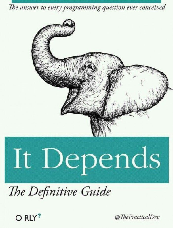 It Depends book